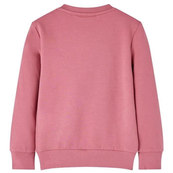 Sweatshirt pour enfants imprimé cerf framboise 5 dimensions disponibles