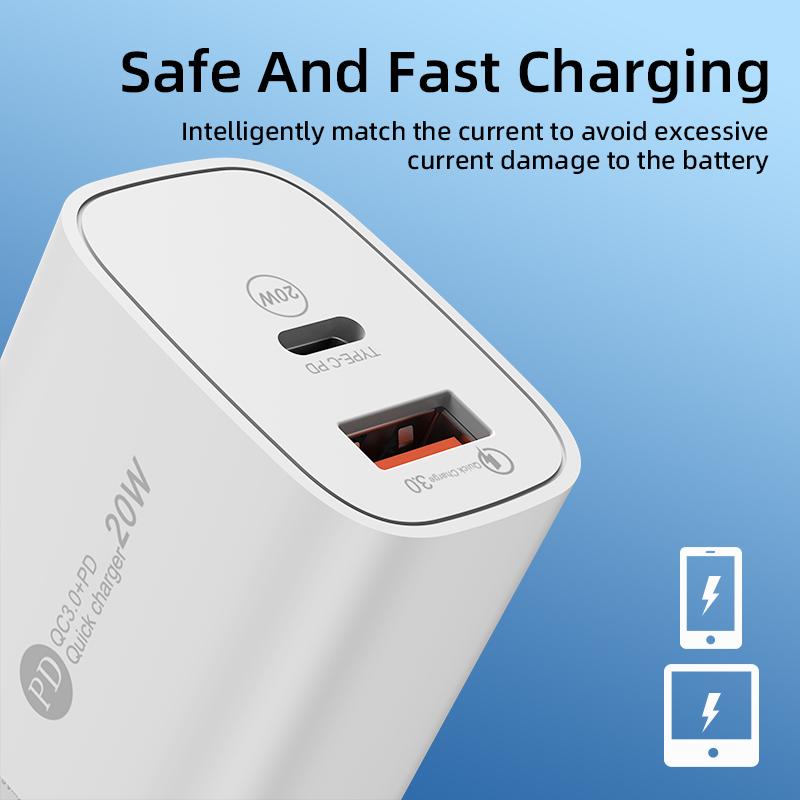 PD 20W Fast Charger for IPhone 16 15 14 13 Pro Max Plus Samsung Xiaomi Huawei Fast Charging Type C USB C Chargers Phone Accessories