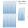 25pcs/Bag Dental Elbow Ejector Dentistry Suction Tube 1/4" 1/8'' 1/16'' Aspirator
