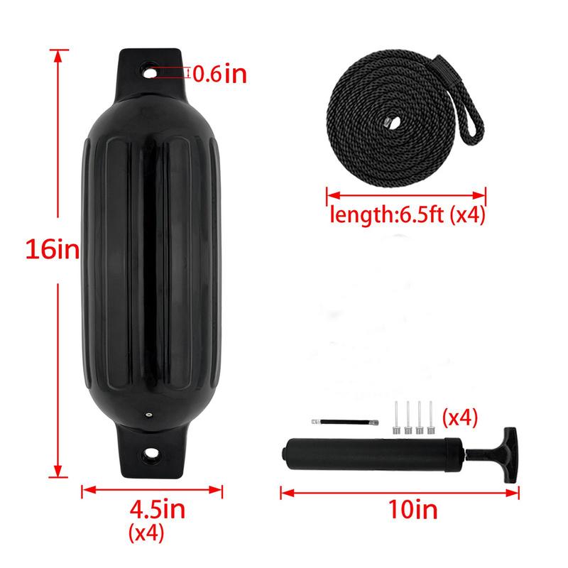 Kayak Buoy Ocean Marine Bumper Reusable Inflatable Bumper Marine Bouys Boats Accessories Boats Dock Bumpers For Jet Skis