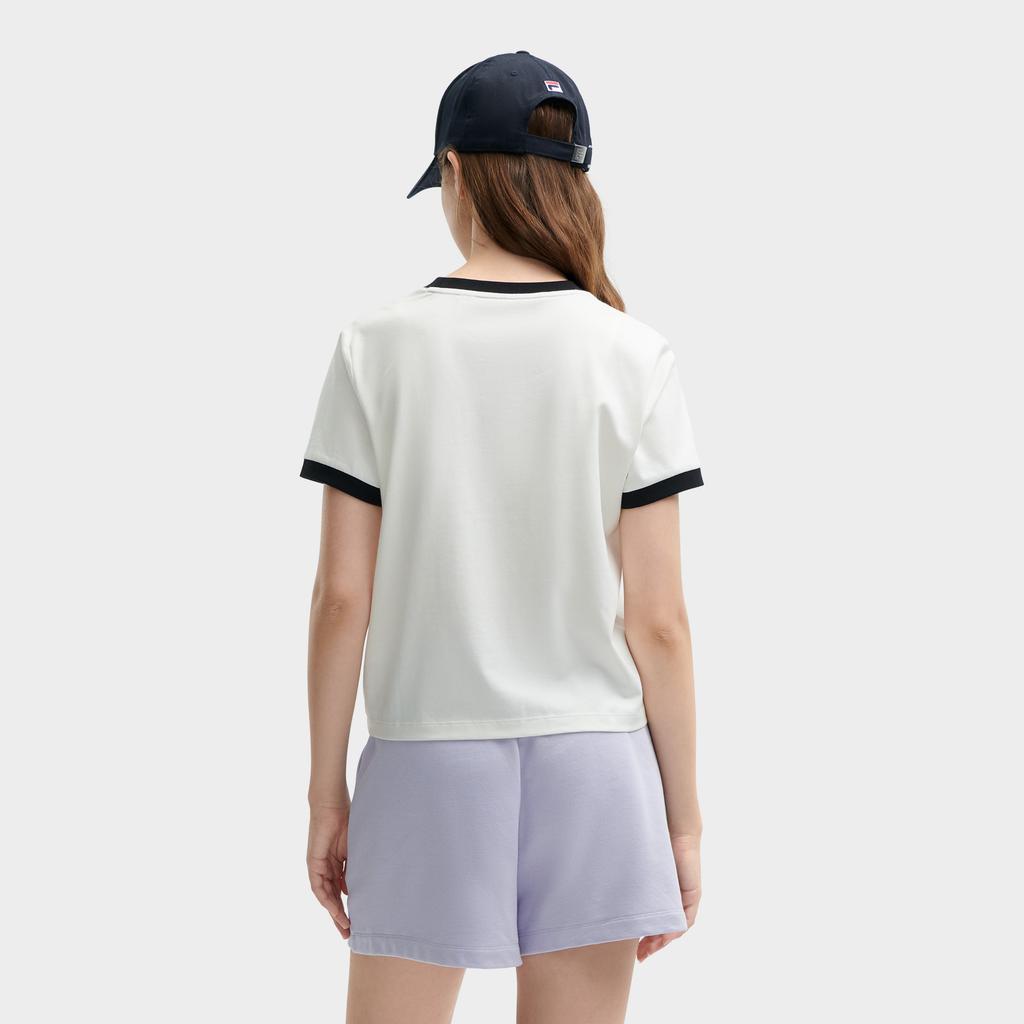 New FILA ORIGINALE T Shirt Women's Cloud White F11W429113FWT