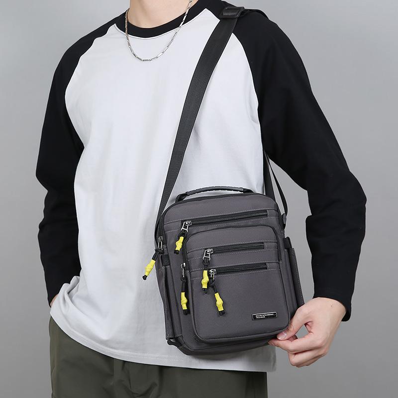 Oxford Men Crossbody Bag Single Shoulder Bags Big Capacity Storage Fashion Multi-Pockets Business Trip Cross-body Bags Day pack