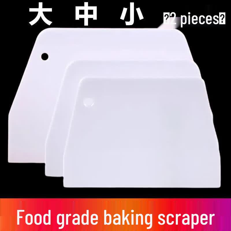Food-Grade Plastic Baking & Dough Scraper