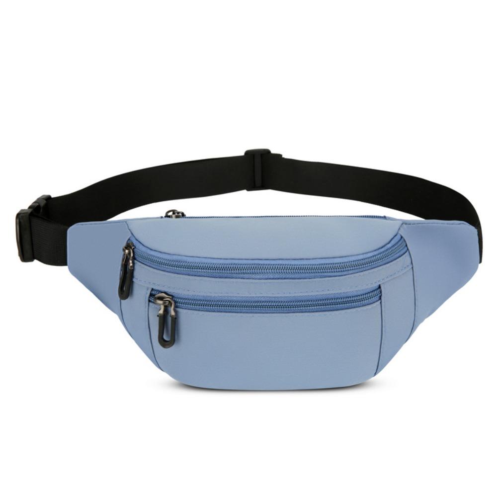 

Large Capacity Oxford Waist Bag Waterproof Mobile Phone Bag Fashion Sports Fanny Pack Outdoor синий