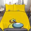 Exquisite 3D Game A-Amongs Us Wallpaper Anime Digital Print Bedding Set Duvet Cover Comforter Bed Youth Kids Girl Boys Gift