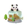 LEGO-kompatibel Panda Kaffebar Mikroklosser: Pedagogisk Byggeklossleke for Barn