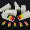 10 ks Nail Art Houbičky na razítkování s přechodem barev Gel Trojúhelníkové nástroje pro barvení