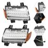 Pair For 18-22 Jeep Wrangler JL LED Daytime Running Lights W/ Turn Signal Light