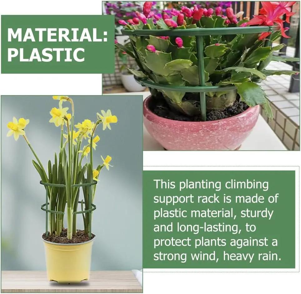 Green Plant Support Pile Frame Greenhouse Arrangement Semicircle Fixed Rod Indoor Flower Plants Vine Climbing Bracket Hock Pen