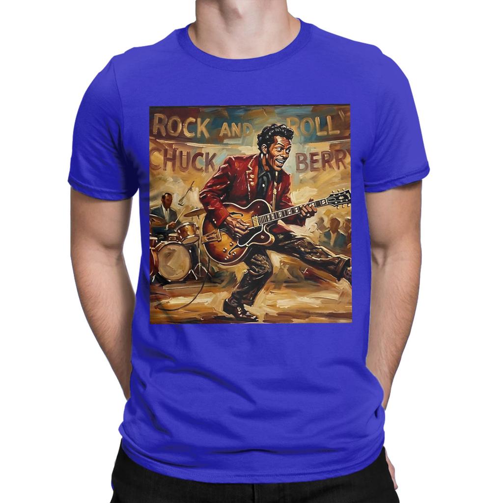 Johnny B Funny Graphic 100 Cotton Tshirt Chuck Berry Tops Tees For Unisex