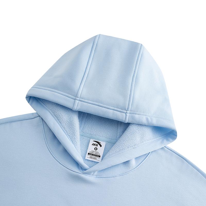ANTA Unisex Minimal Hooded Knit Sweatshirt 972618705N-8