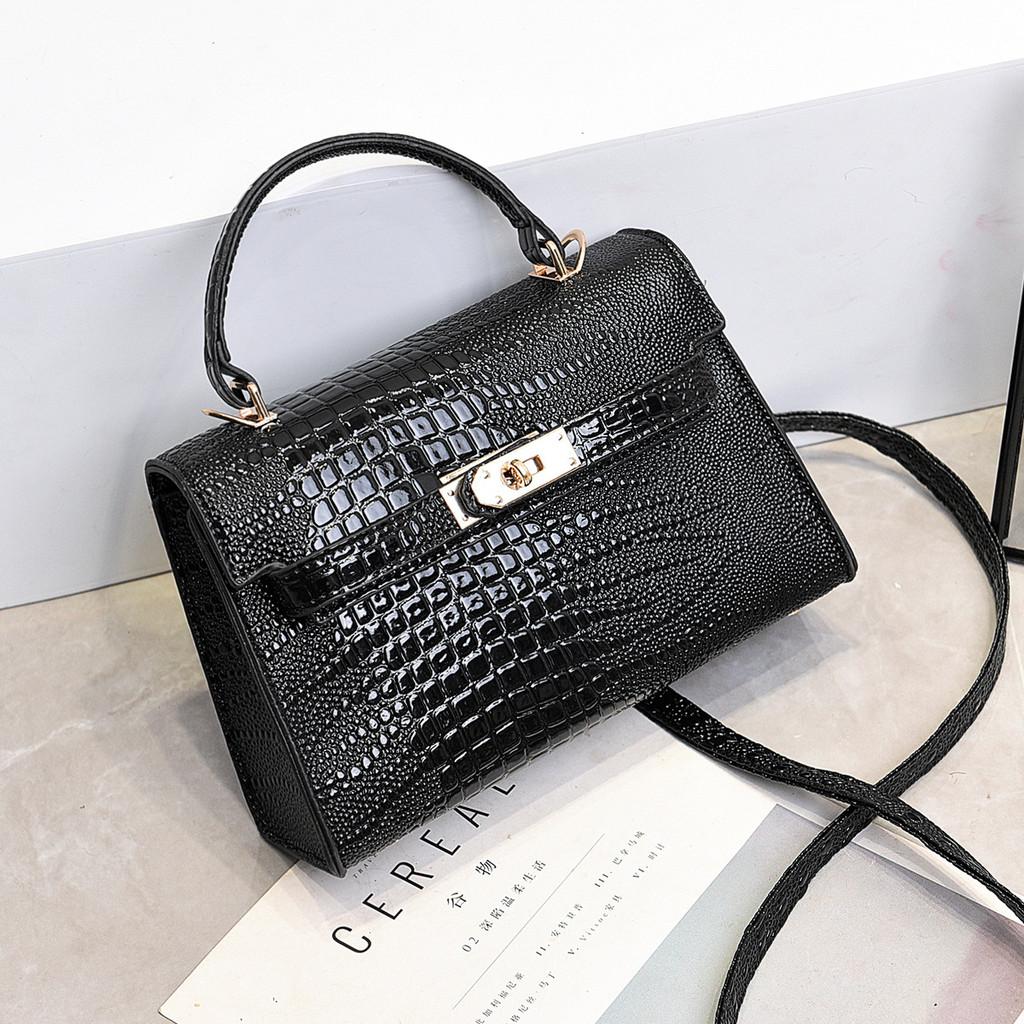 Stylish Fashionable Women s Tote Bag Chic Casual Crossbody Shoulder Purse Large Capacity чёрный