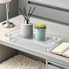 Compact Design Acrylic Bathroom Tray Decorative Tray Hand-Sanded Corners Multi-Functional Use For Kitchen Organization