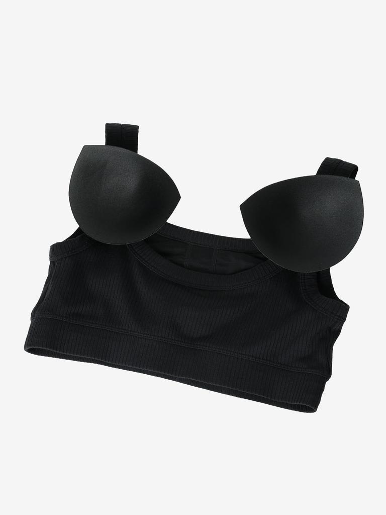 Icebreaker W Merino Blend Rib S Women's Bra, Black,