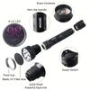 60W LED UV Flashlight Black Light 395NM/365NM Ultraviolet Torch Blacklight Detector for Dog Urine, Pet Stains and Bed Bug