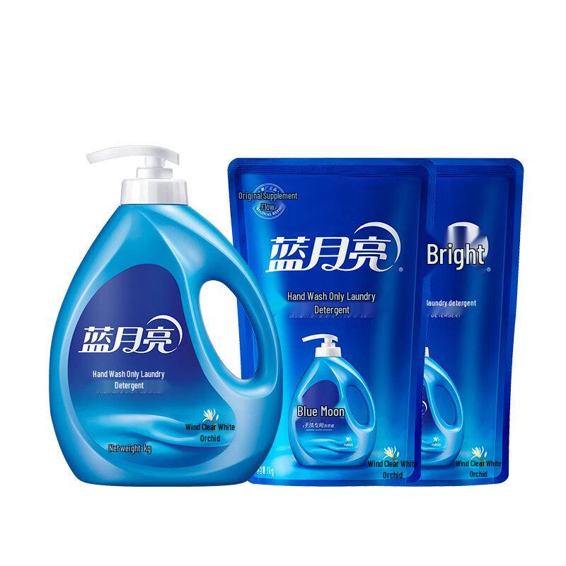 Blue Moon Wind Clear White Orchid Hand Wash Laundry Detergent
