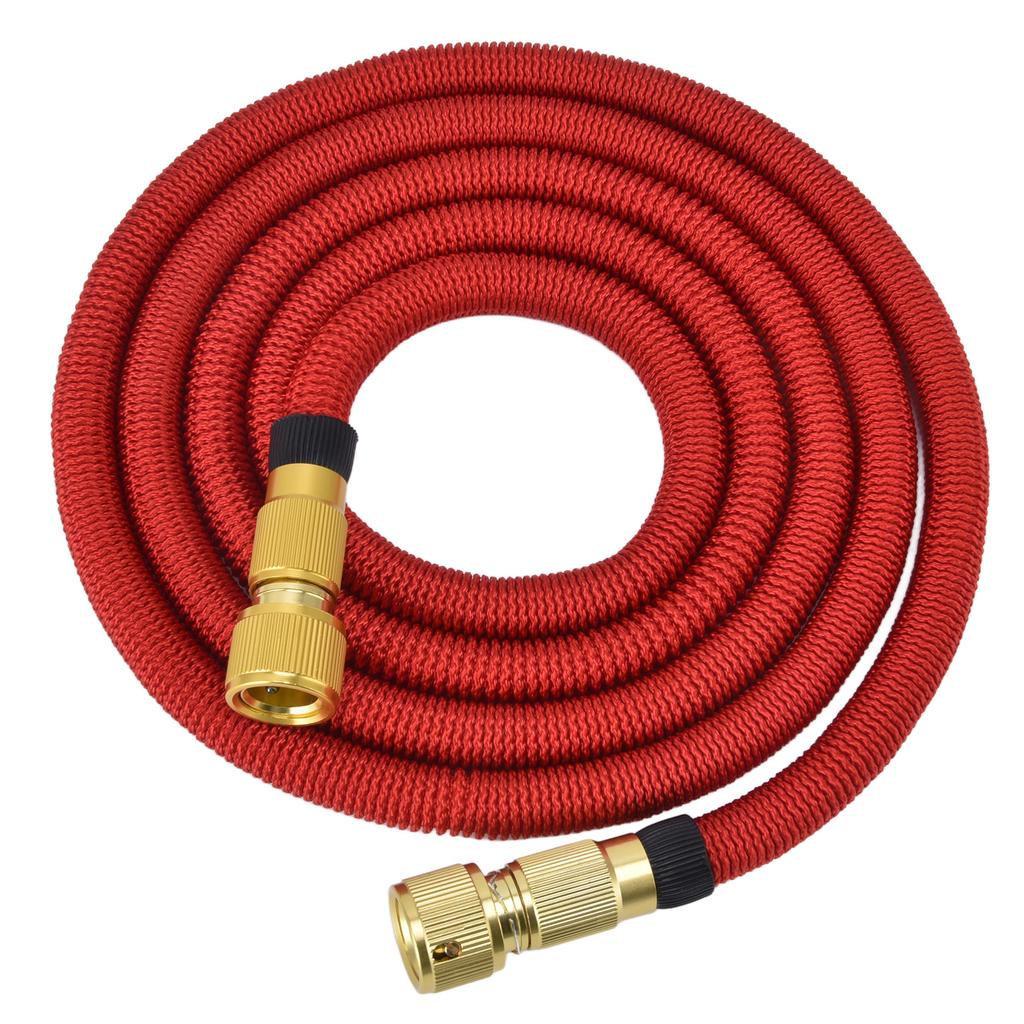 Water Hose Expandable Brass Quick Connector Garden Water Pipe for Watering Car Wash 24.6ft