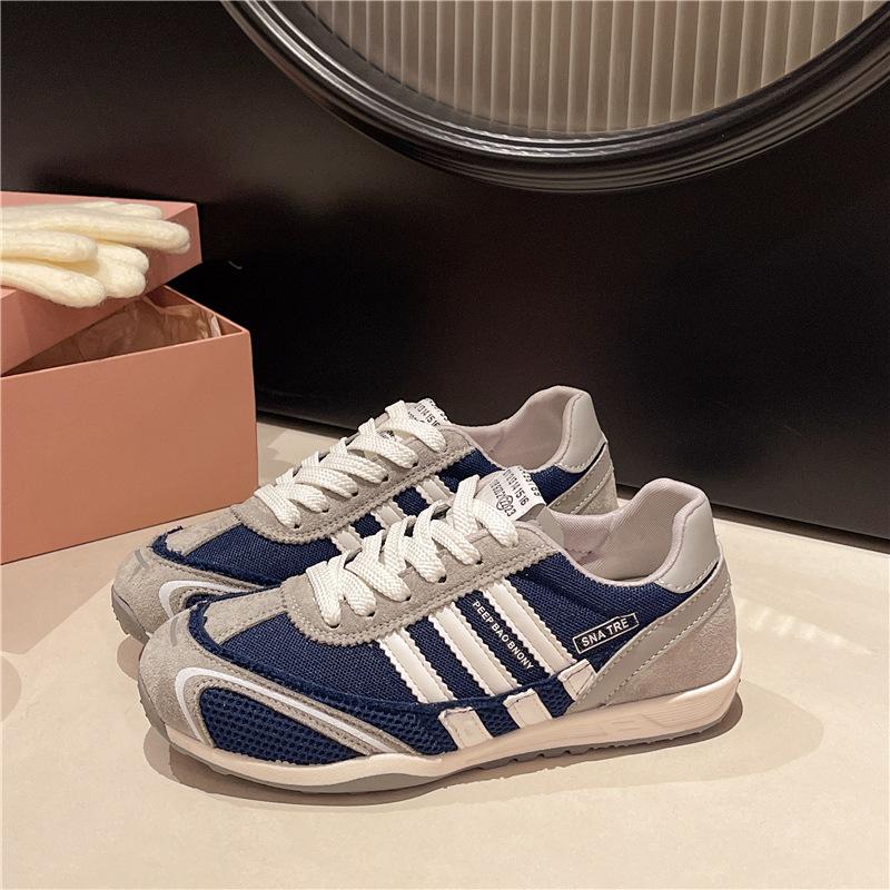 Internet Celebrities Popular Summer Thin German Training Shoes Women's 2025 New Casual Sports Shoes Soft Sole Light Red Forrest Gump Shoes