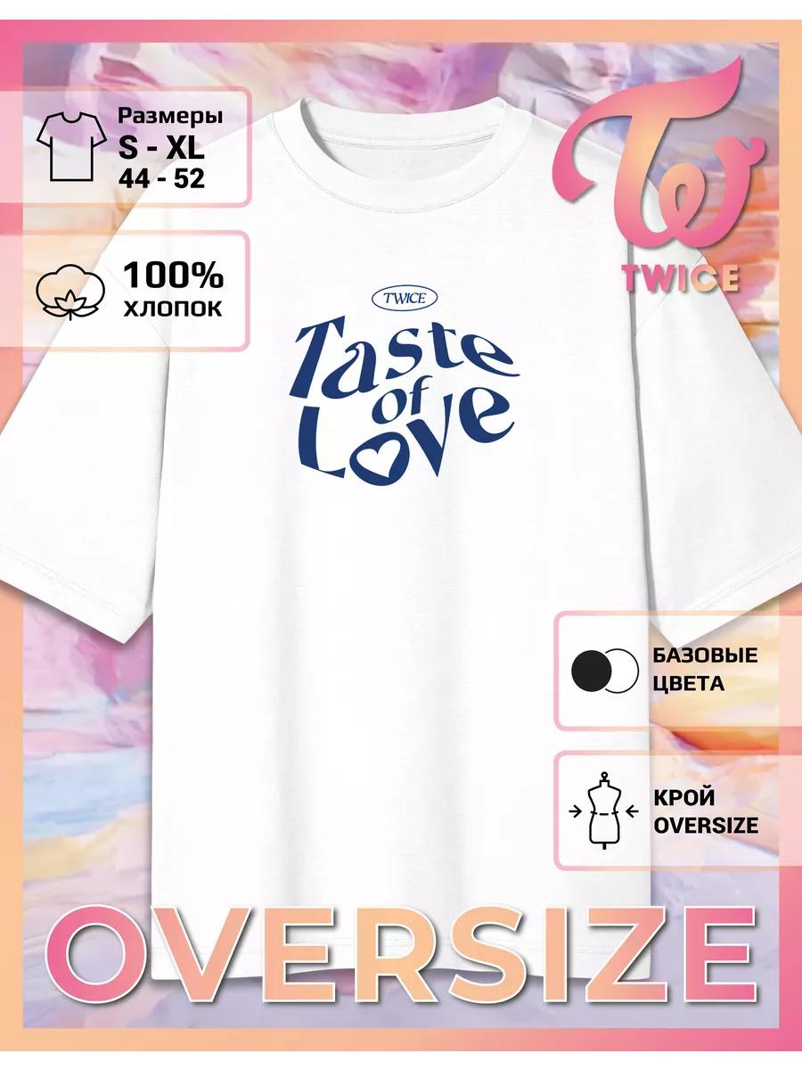 Oversized T-shirt with TWICE print S