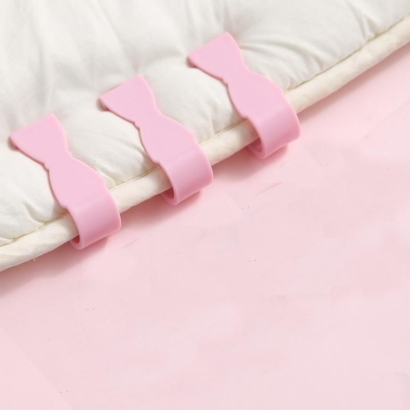 

3/6 шт. Регулируемые зажимы для полотенец для кухни и ванной комнаты, надежно закрепленные на месте кухонные полотенца, держатель для полотенец для ванной комнаты 3pcs розовый