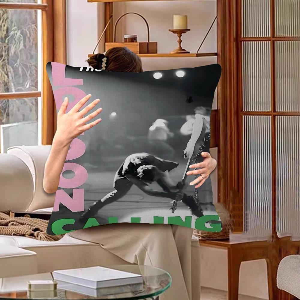 Clash The Band Whitepaper Pillow Cover Sofa Cushion Cover Home Room Decoration Children Gift