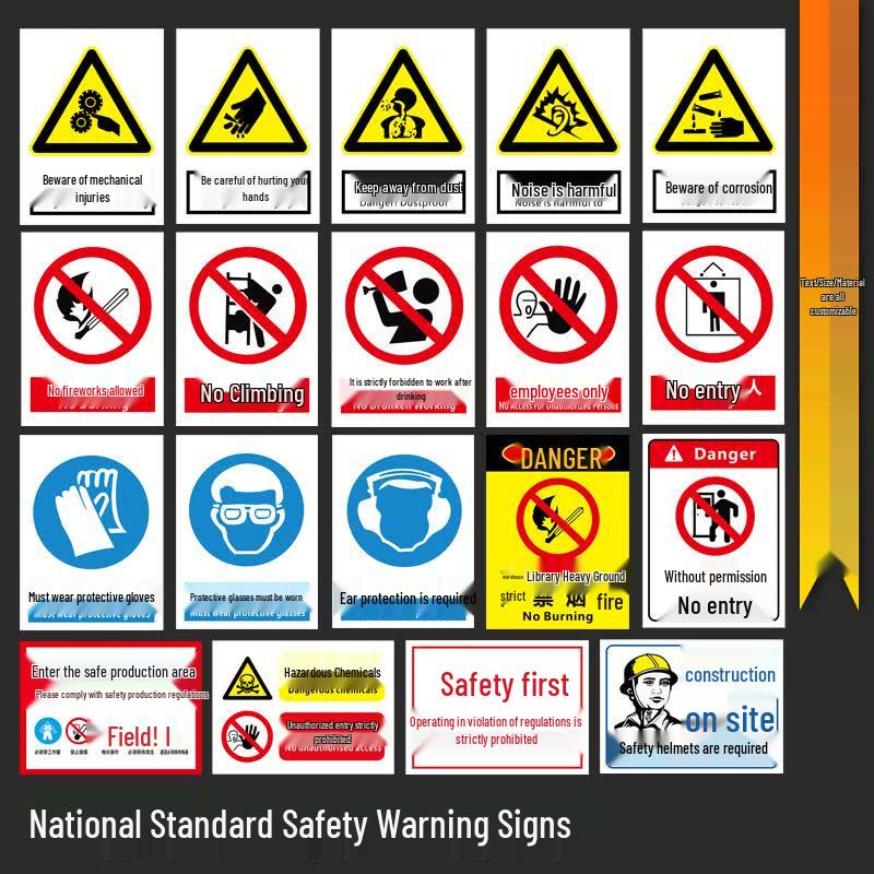 BELIK All Visitors Must Register Safety Warning Sign