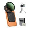 JJC Upgraded Magnetic Smartphone Lens Filter Adapter 67mm Variable ND Filter Kit Magsafe Compatible Fits iPhone 14 Pro Lens Filter Holder with Screw
