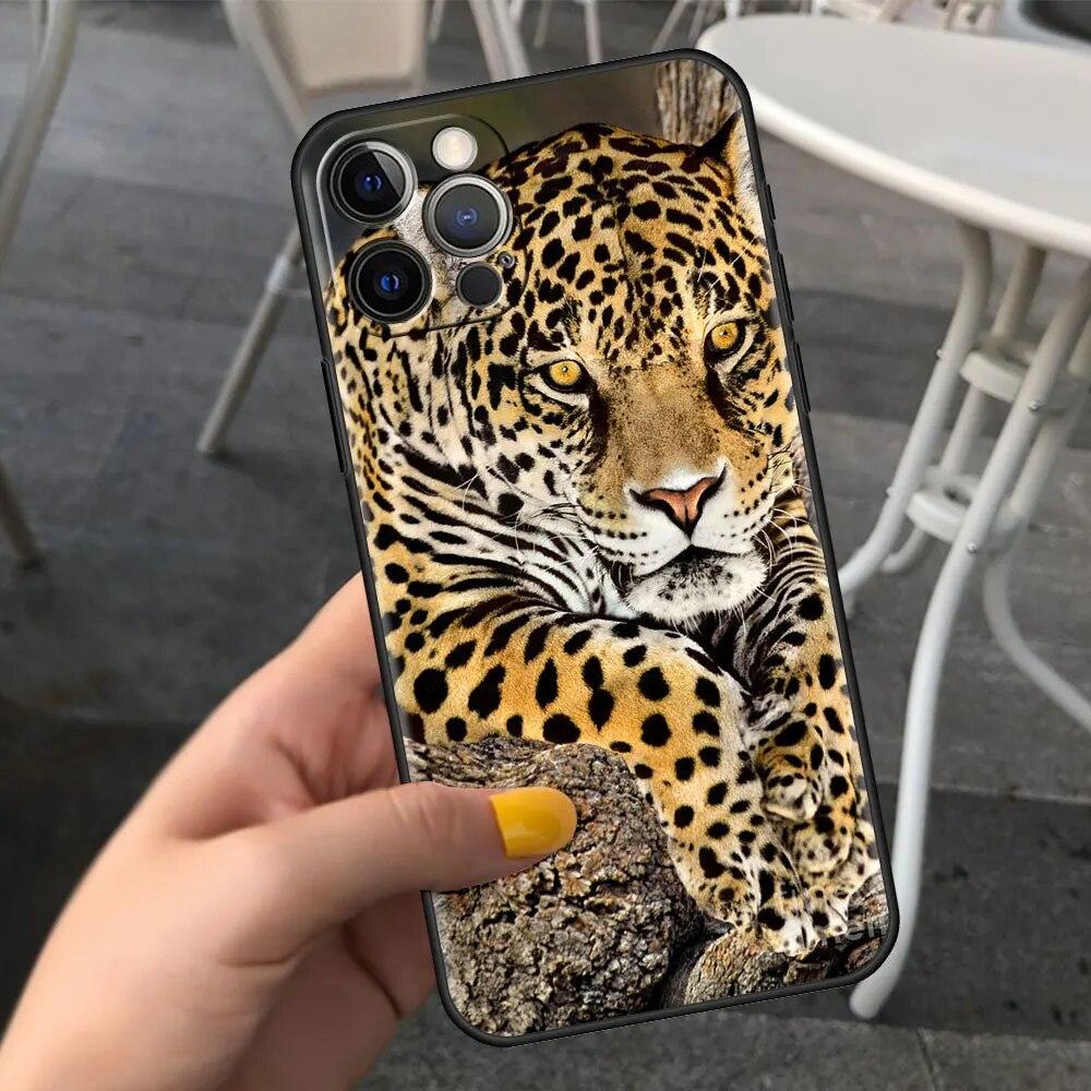 

Чехол для телефона с изображением гепарда и пантеры для iPhone Samsung Galaxy Redmi Xiaomi Oppo OnePlus Note SA 7 8 9 10 11 12 13 14 20 21 22 23 53 54 Pro Max Ultra TPU Soft Samsung Galaxy A51