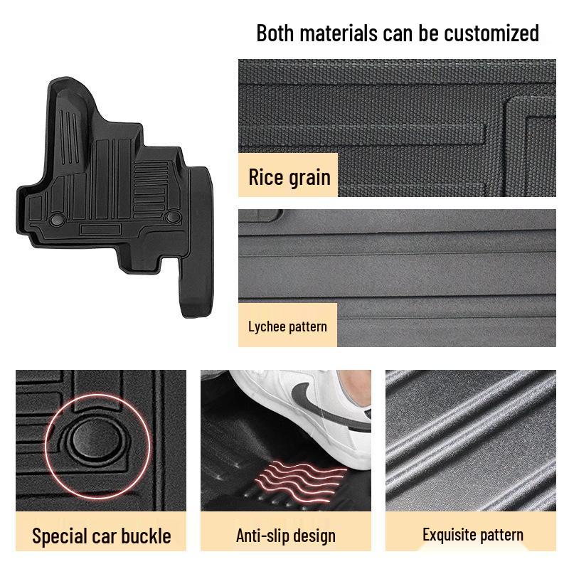 Odorless Anti-Slip TPE Floor Mats for Honda N-BOX JF3/JF4 RHD (Hong Kong Version)