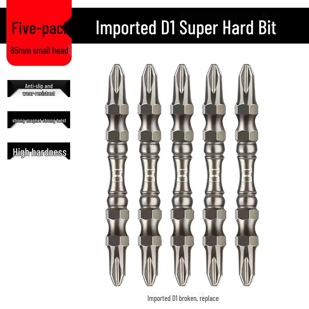 High-Hardness German-Style Phillips Screwdriver Bits with Strong Magnetic Anti-Slip Ring for Electric and Air Screwdrivers