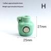 Small Fridge Magnet Decoration Mini Ceramic Vase Micro Landscape Ornament Cute Magnets For Flower Arrangements