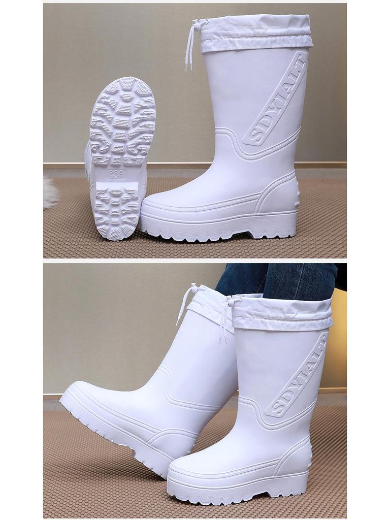 EVA Ultralight Plus Non-Slip Cotton Rain Boots for Men & Women - Ideal for Winter, Oil Resistant, Perfect for Fishery & Cold Storage.