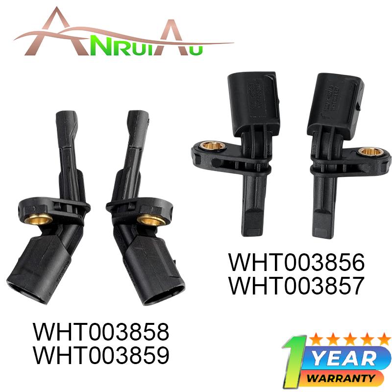 New 4PCS WHT003856 Front Rear Left and Right ABS Wheel Speed Sensor Set for Volkswagen Amarok Bora Beetle CC Eos Golf GTI Jetta