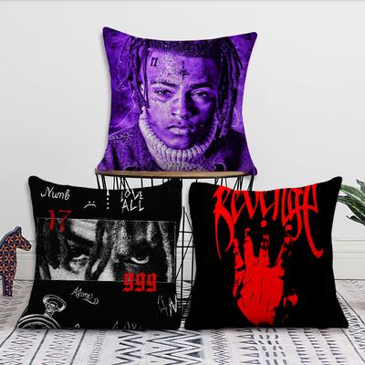 Piosenkarz X-XXXTentacionS Revenge 17 poszewka na poduszkę Salon Wezgłowie Biuro Poduszka Sypialnia Poduszka Sofa Poduszka Poszewka na poduszkę do drzemki