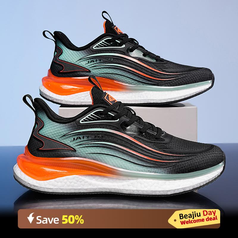 

Марафон Мужские Спортивные Кроссовки для Бега Дышащие Легкие Женские Удобные Атлетические Нескользящие Кроссовки с Карбоновой Пластиной размер 39-48 39