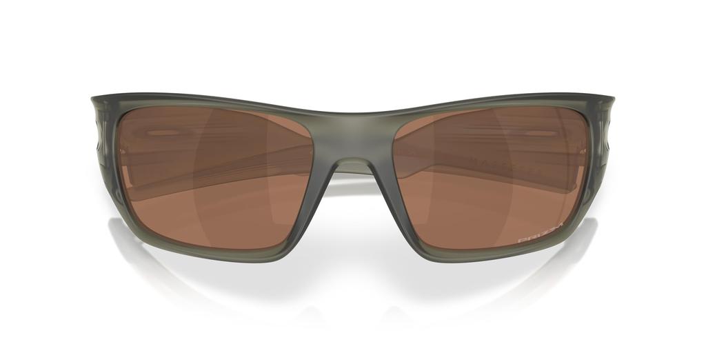 Oakley Sunglasses Frame Color Matte Olive Lens Prizm Tungsten 60mm Men's 0OO9486, (Front) Ink, Color