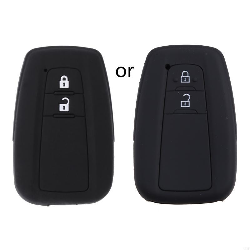 2025 New 2 Buttons Silicone Car for Key for Case Cover Holder For CHR 2017 Priu