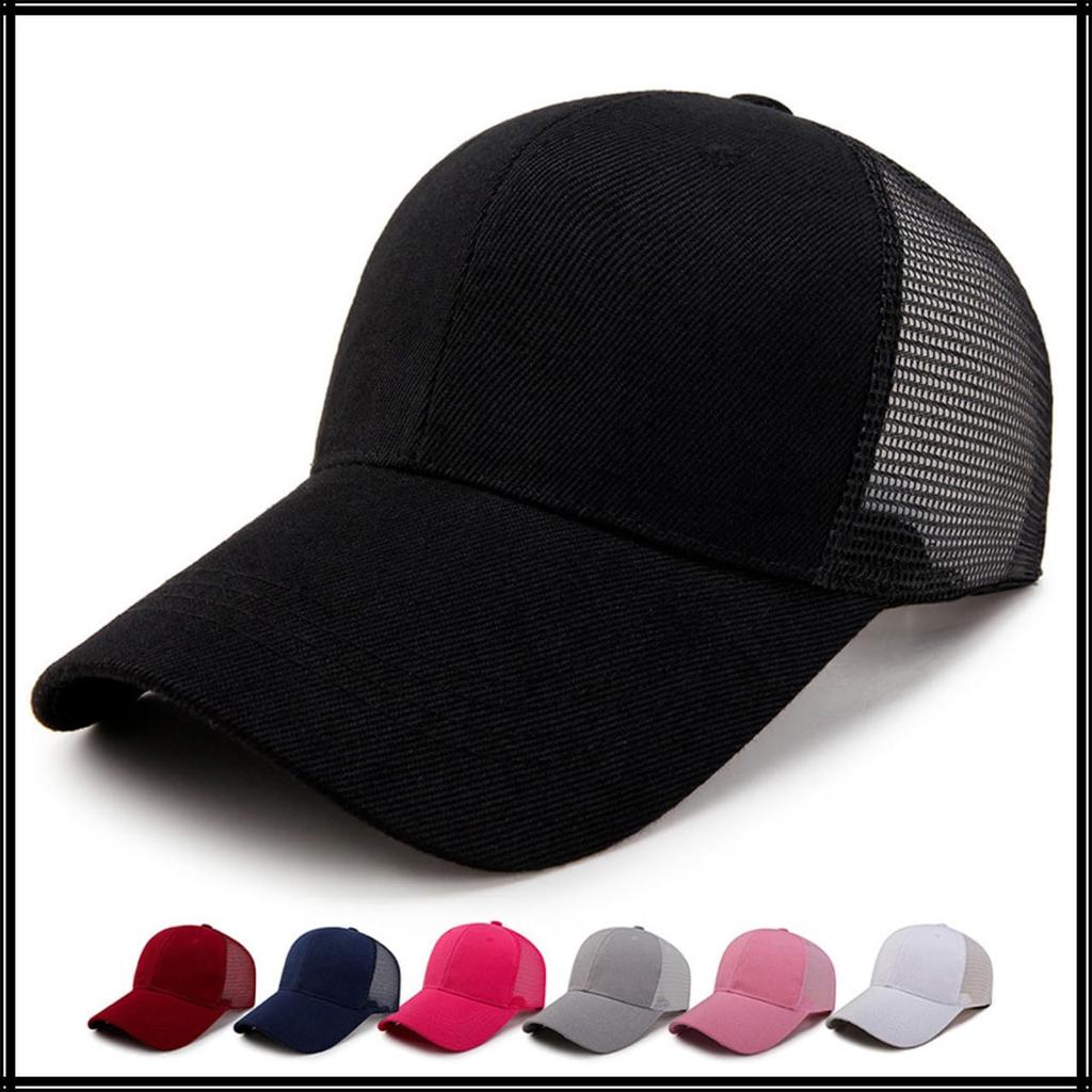 for men and CZA147 [White Fang] Cap, hat, mesh, plain, breathable, simple, stylish, women, (wine)