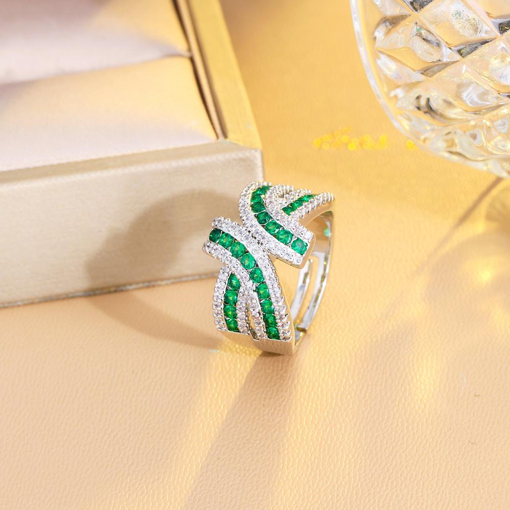 

Регулируемый размер CMM, королевские синие круглые кольца с кубическим цирконием и геометрической формой, большие роскошные кольца для коктейльных вечеринок для женщин, шикарные ювелирные изделия Adjustable изумрудный