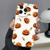 Halloween Pumpkin Candy Phone Case for iPhone 17 Pro Max/16/15/14/13 Pro