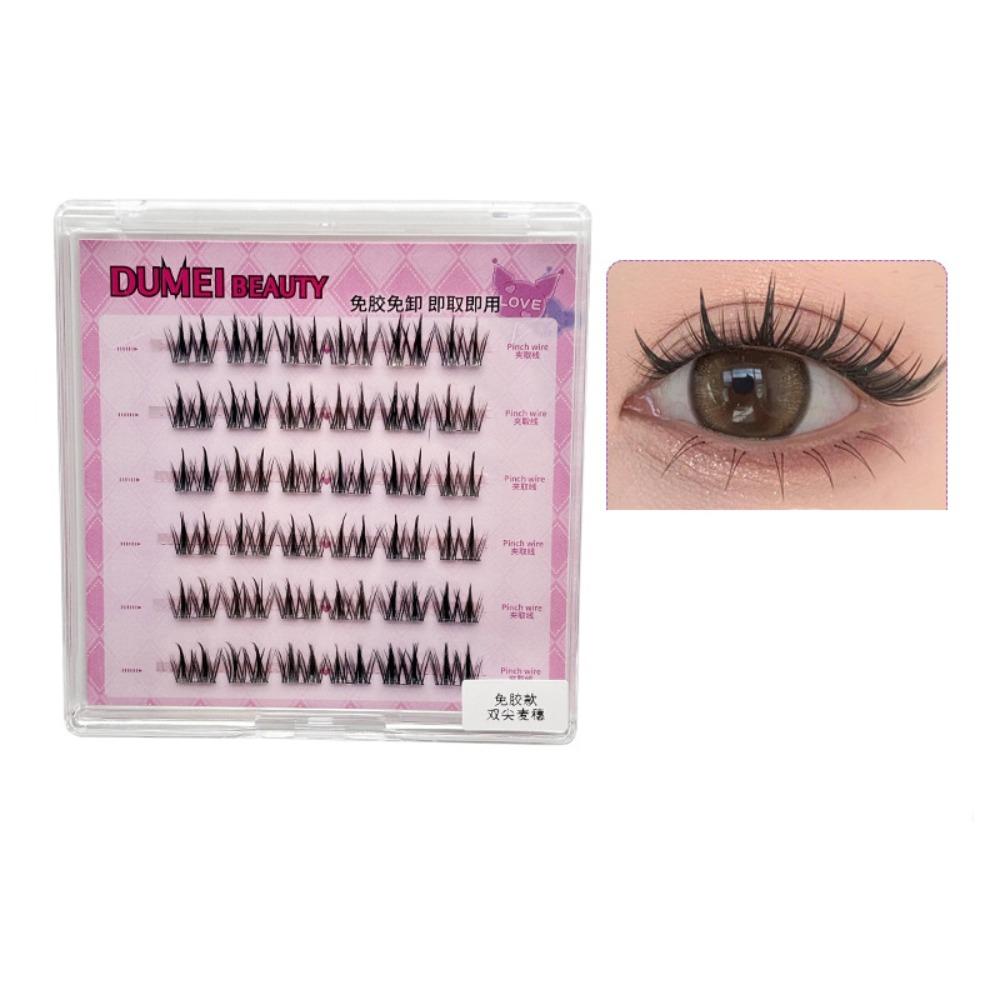 DIY Adhesive False Eyelashes Makeup False Eyelash Clusters Self-adhesive Lash Clusters Women/Girls