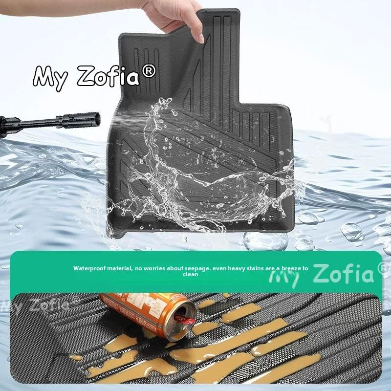 For Xpeng GX 2026 2027 Waterproof TPE Car Floor Mats Backrest Trunk Liners Waterproof Automotive Interior Refit Accessories
