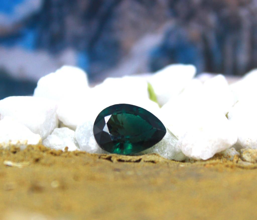 5.80 Carat Awesome Green Alexandrite Pear Shape Certified Russia Gemstone SN511