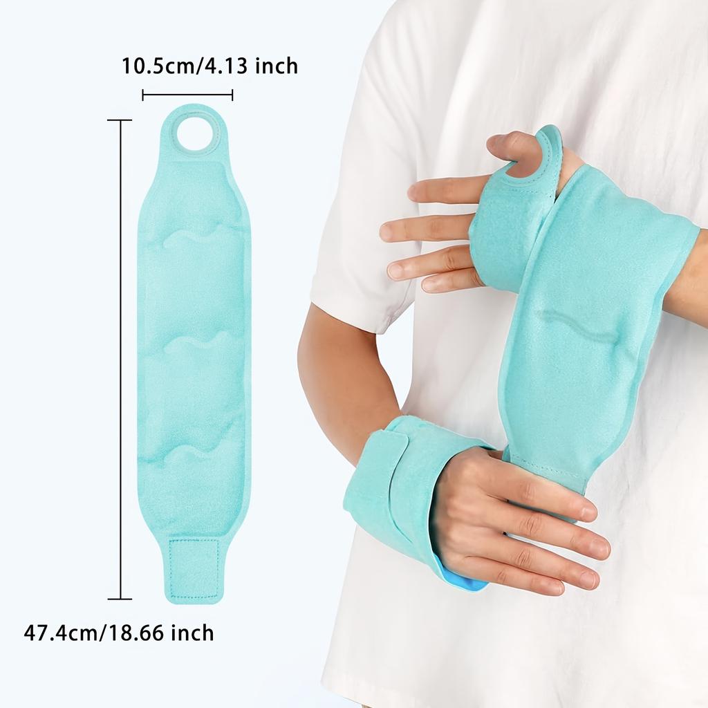 Reusable Wrist Hot Cold Pack - For Soothing Heat & Ice Therapy. Ideal for Hand & Wrist Pain Relief. Reusable Gel Compress.