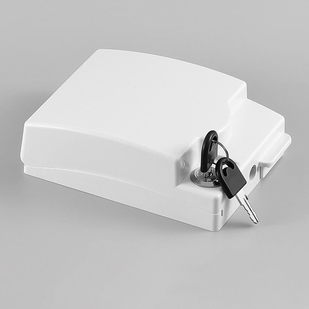 Wodoodporna Zamykana Puszka Gniazdka z Kluczem Osłona Ochronna do Gniazdek Elektrycznych w Łazienkach Kuchniach i na Zewnątrz