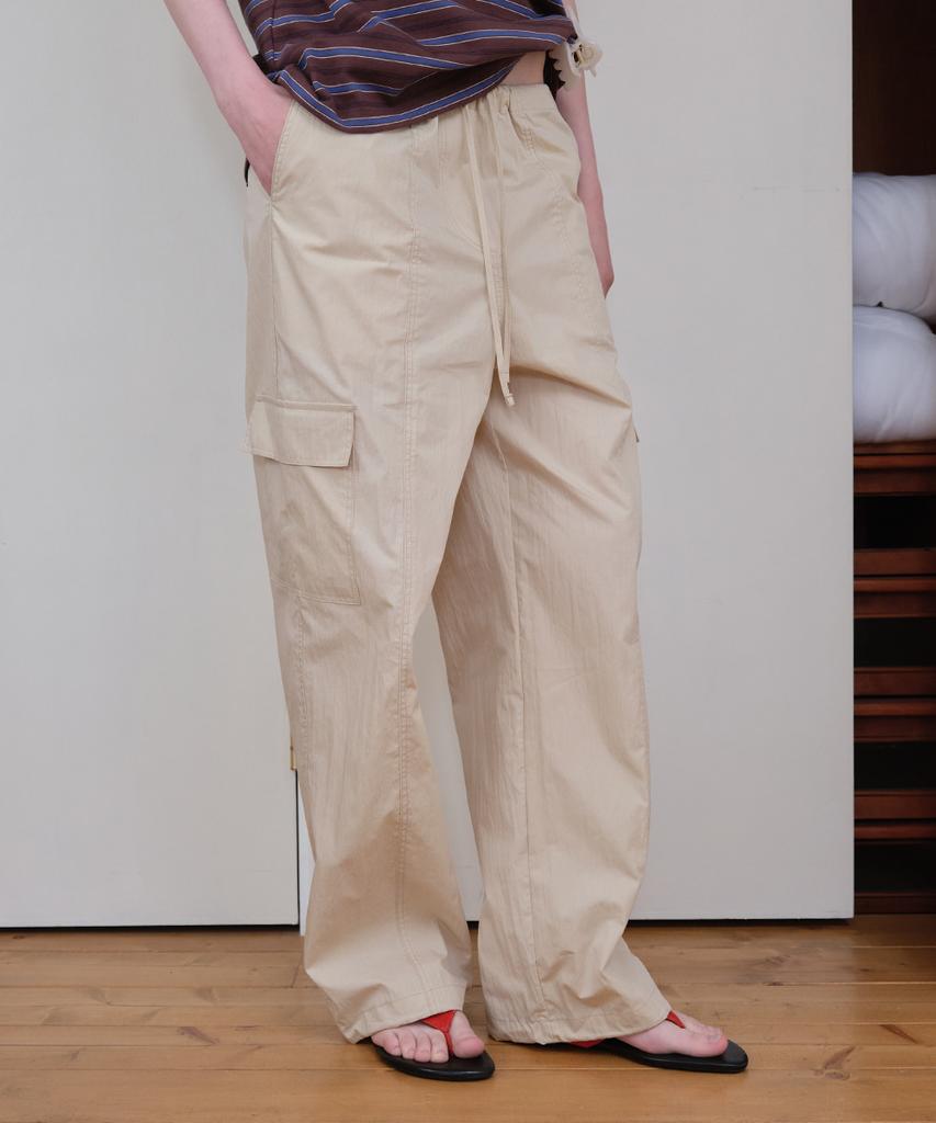 Peulibeo07 Parachute Pocket String Pants [Frsp08Pt02]_Beige