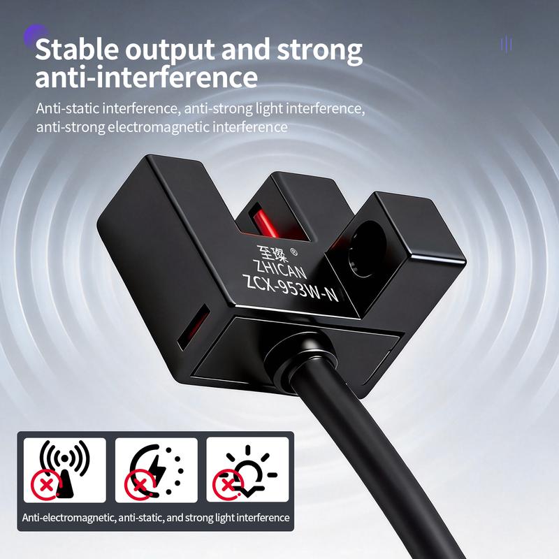ZHICAN ZCX-950-P 951 952 953 954W-N U Shaped Photoelectric Sensor Fork Slot Detection Switch Limit Switch