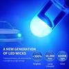 10PCS T10 194 168 W5W Wedge LED Bright Light COB 6000K White License Plate Lamp Dome Bulb 12V For Auto Car Interior Accessories