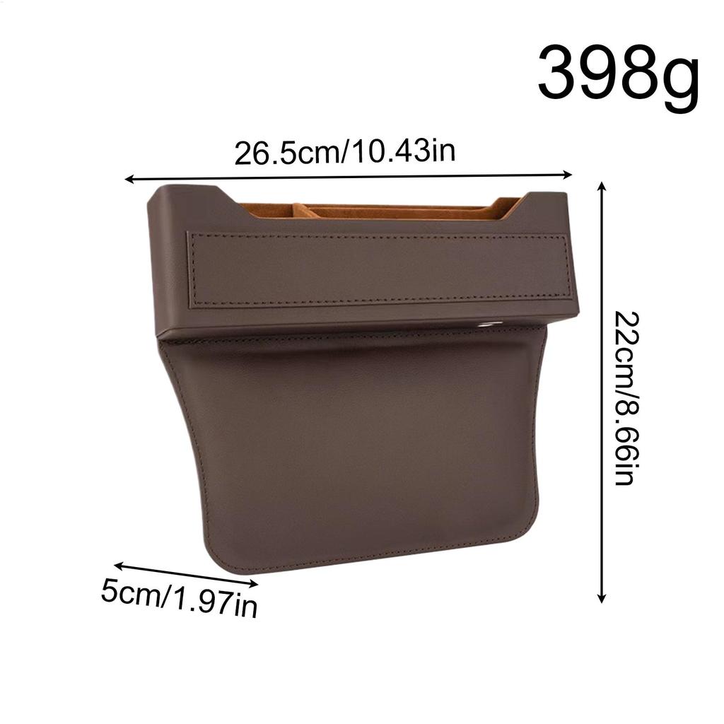 Car Seat Filler Organizer Auto Organization Storage Box Auto Side Seat Gap Storage Box For Phone Sunglasses Cards Keys Money For