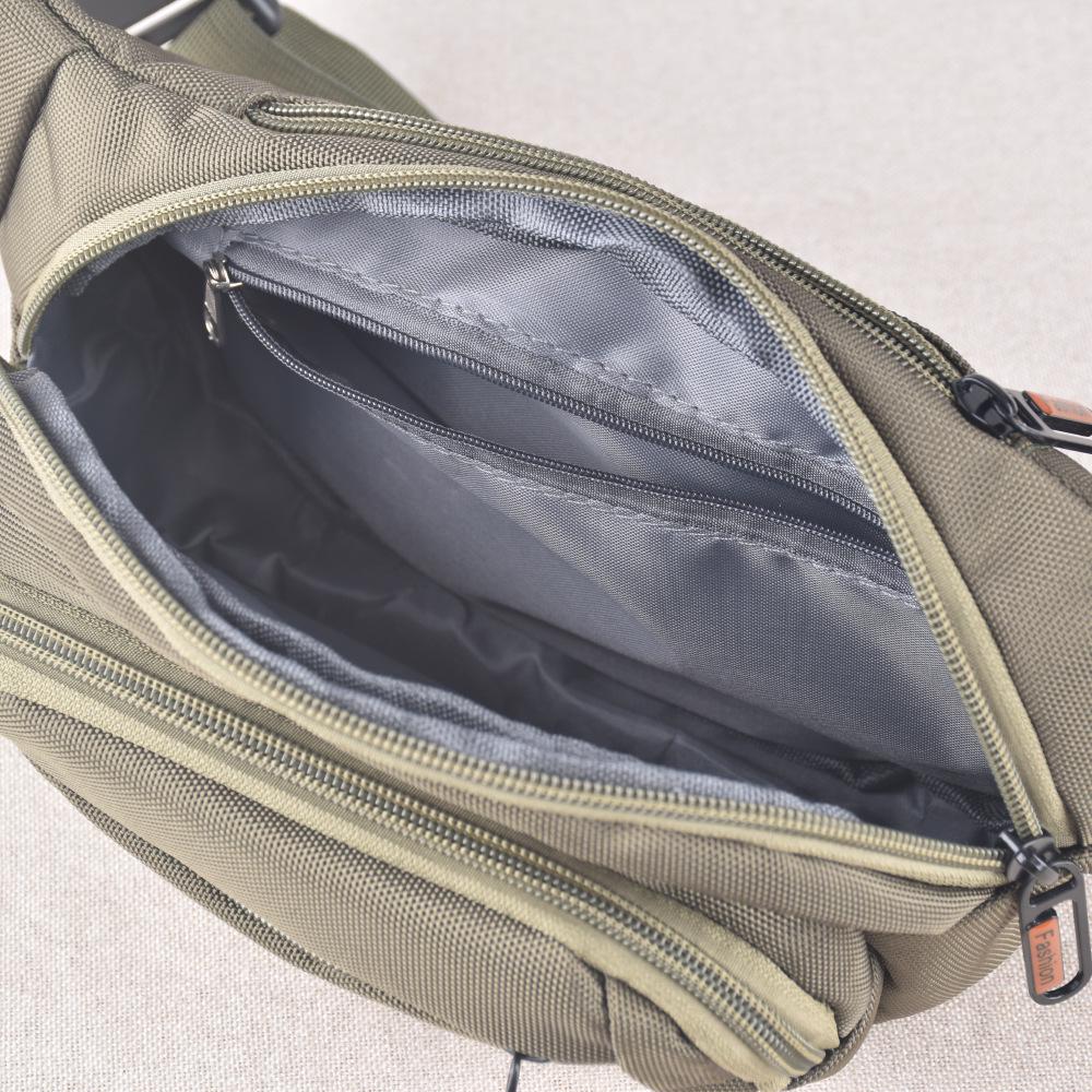 Men's Outdoor Casual Crossbody Fanny Pack - Stylish Travel Shoulder Chest Bag for Boys.
